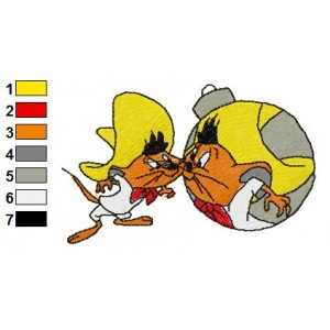 Looney Tunes S Gonzales Embroidery Design